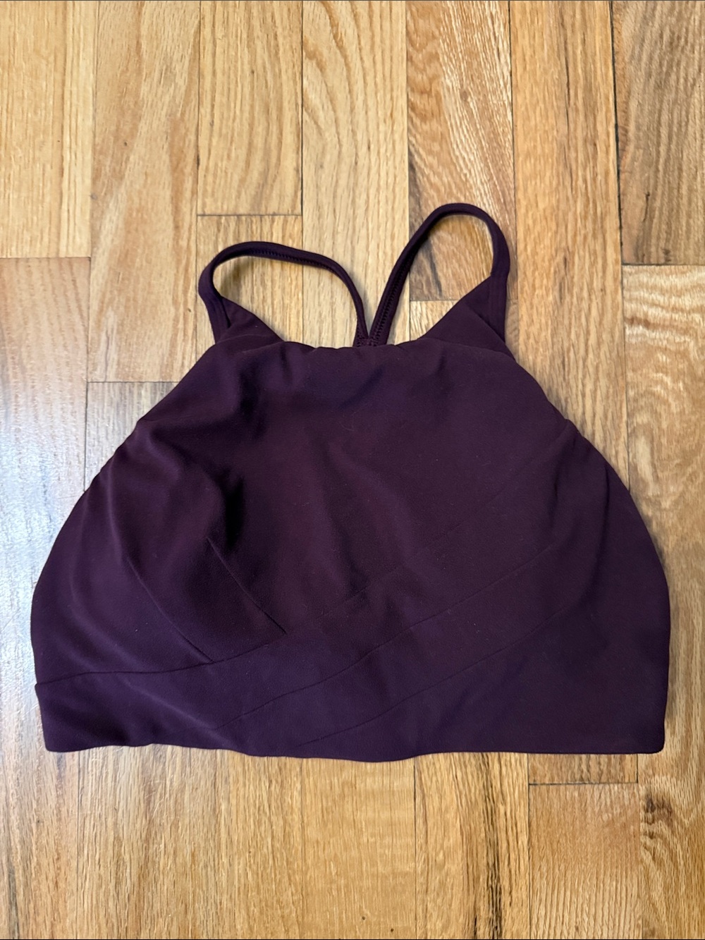 lululemon athletica Burgundy Halter Sports Bra